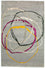 Tapis design - 243 x 153 cm - argent