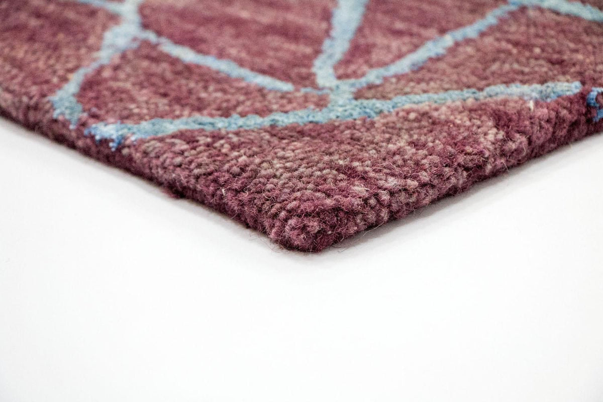 Tapis design - 245 x 153 cm - marron