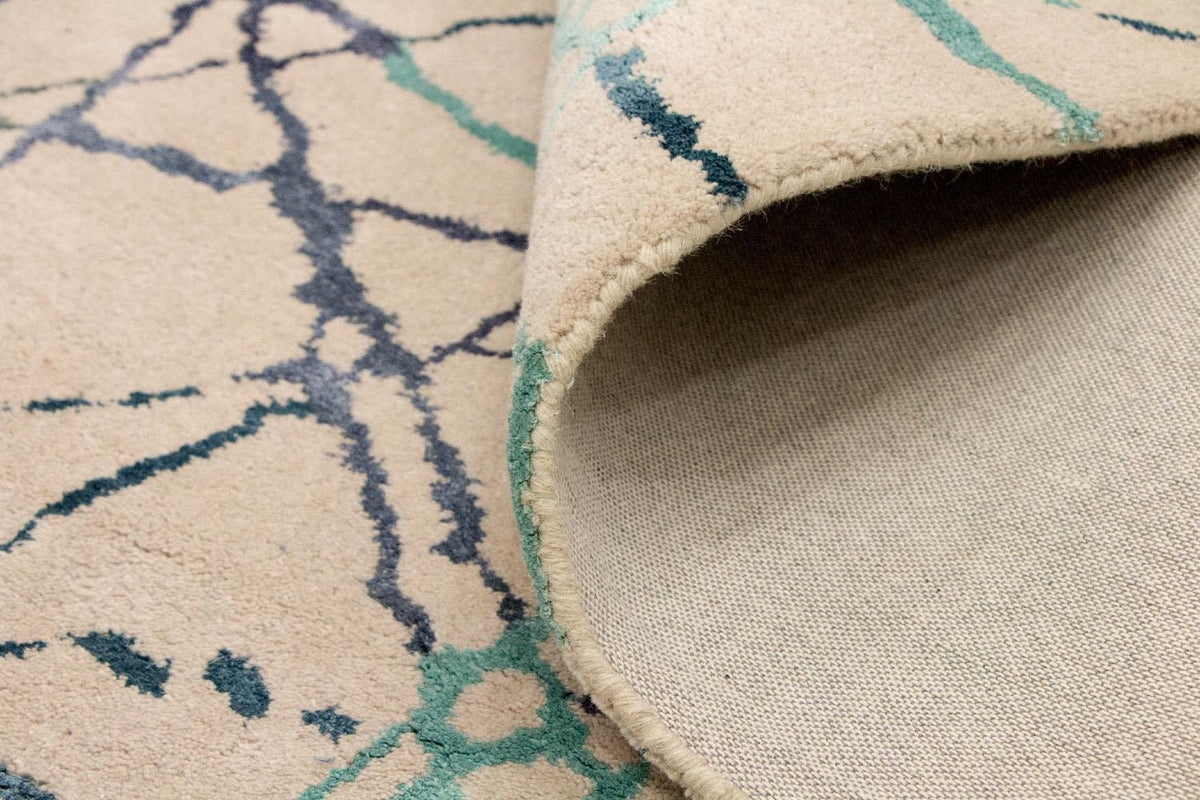 Tapis design - 197 x 136 cm - beige