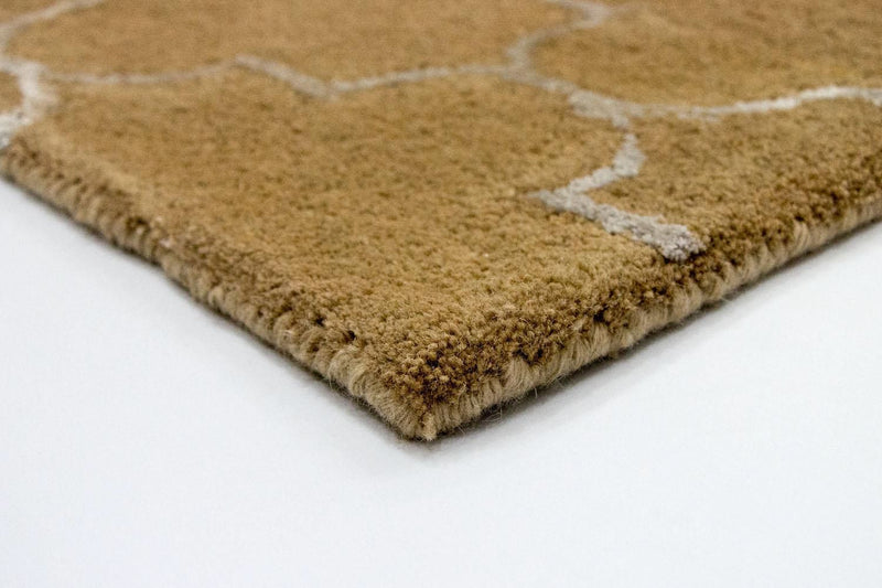 Tapis en laine - 243 x 156 cm - beige