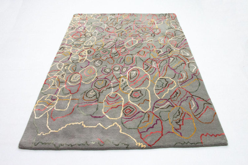 Tapis design - 241 x 153 cm - multicolore