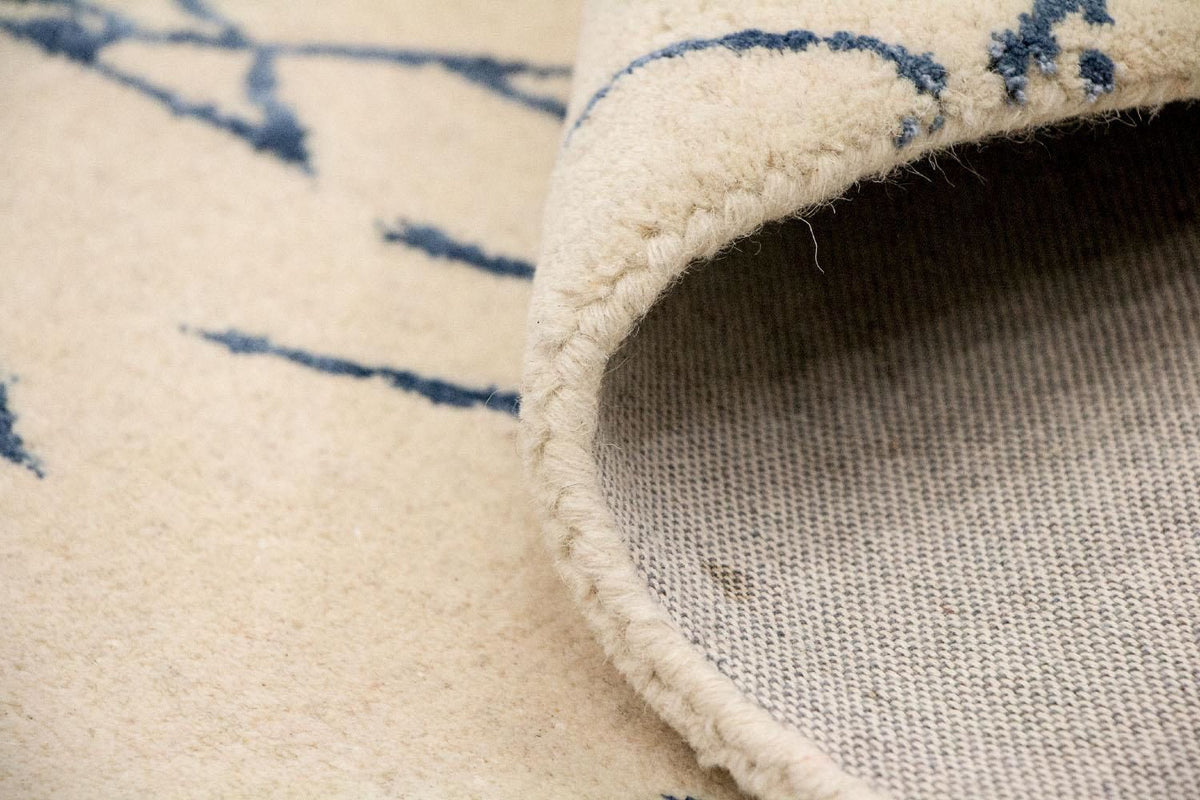 Tapis design - 197 x 138 cm - beige