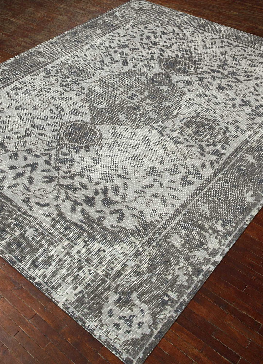 Tapis en laine - 300 x 240 cm - gris