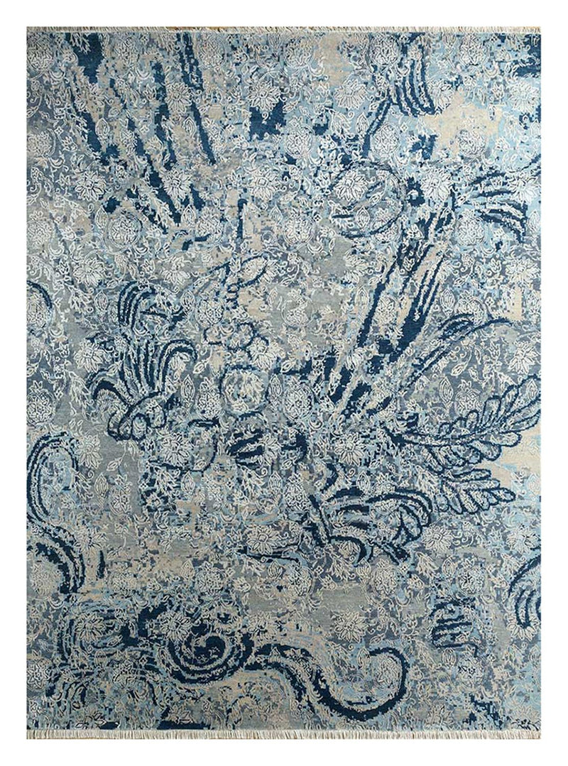 Tapis en laine - 300 x 240 cm - bleu