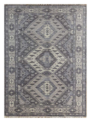 Tapis en laine - 300 x 200 cm - gris clair
