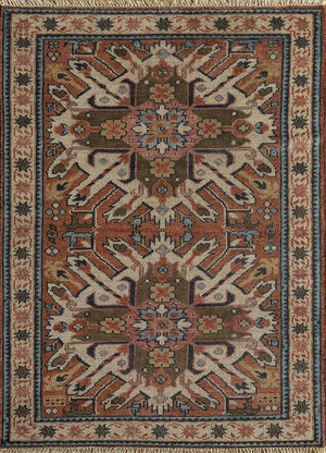 Tapis en laine - 300 x 200 cm - orange