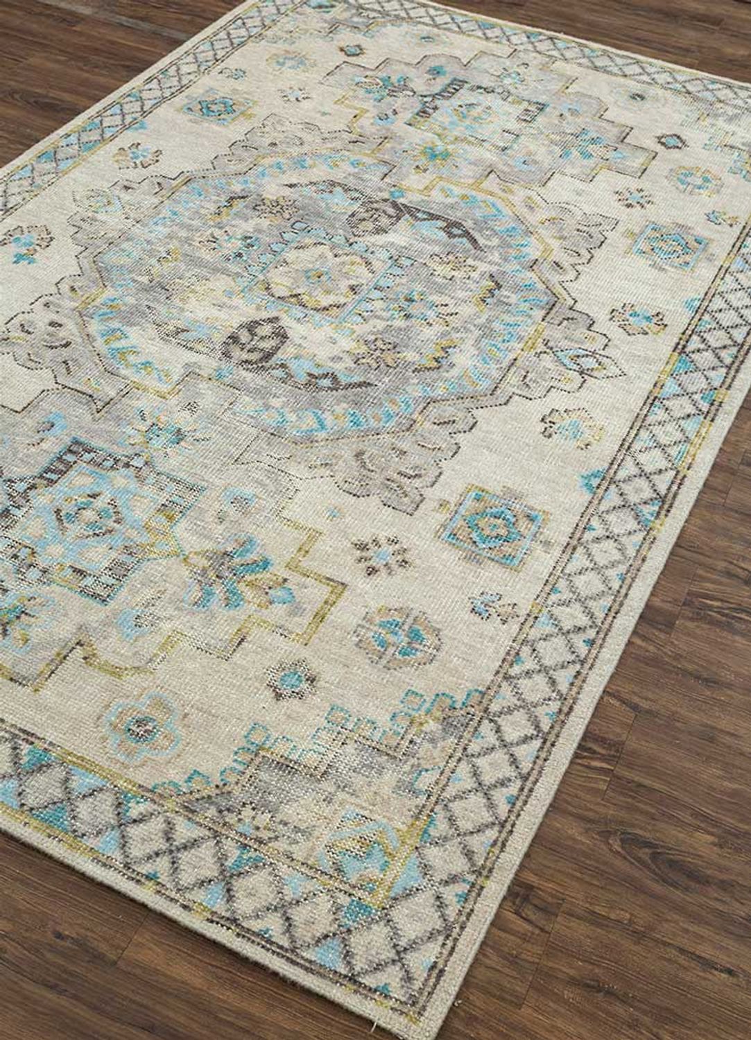 Tapis en laine - 300 x 200 cm - crème