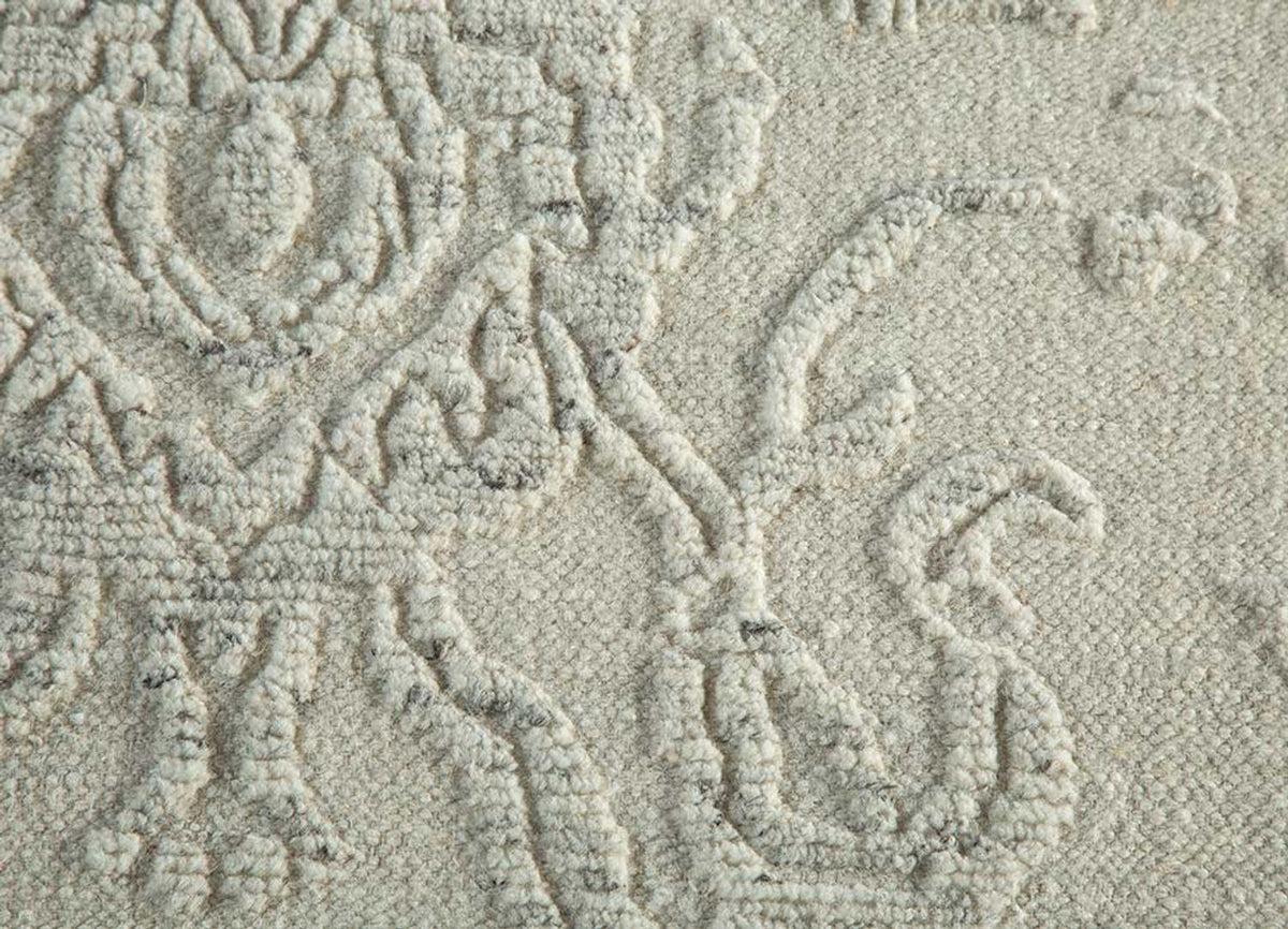 Tapis en laine - 300 x 200 cm - crème