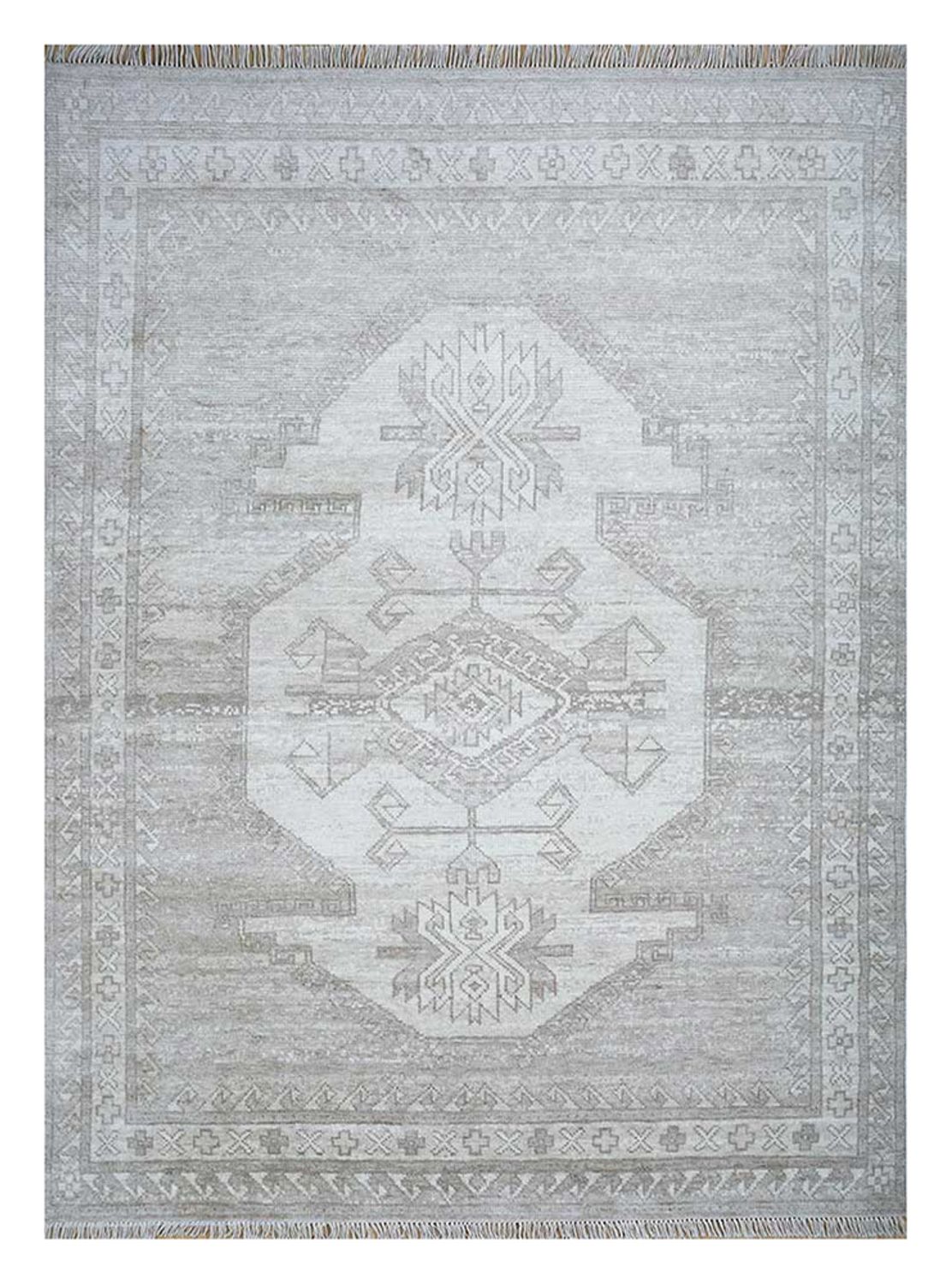 Tapis en laine - 300 x 240 cm - gris clair