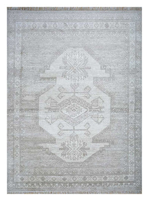 Tapis en laine - 300 x 240 cm - gris clair