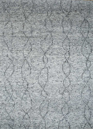 Tapis en laine - 240 x 150 cm - gris clair