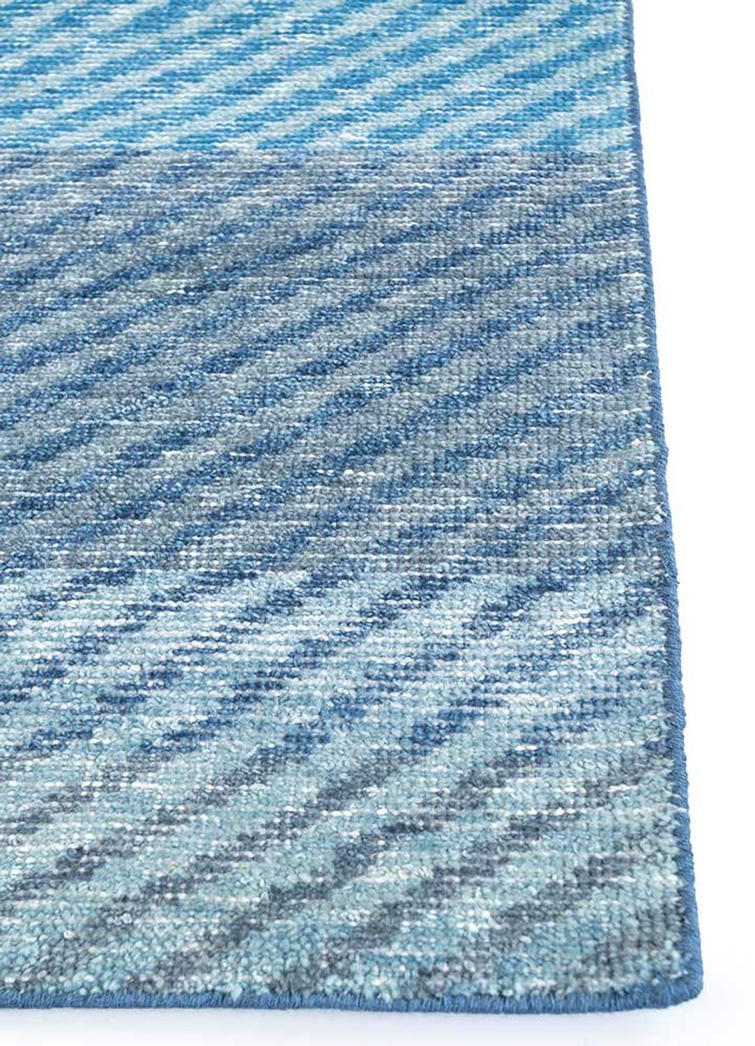 Tapis en laine - 240 x 150 cm - bleu