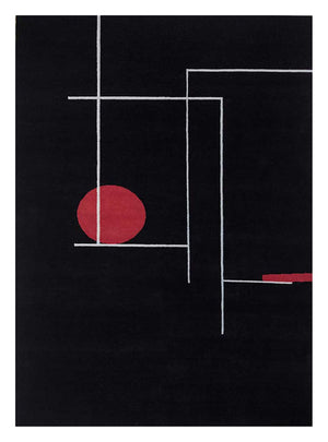 Tapis en laine - 270 x 180 cm - noir