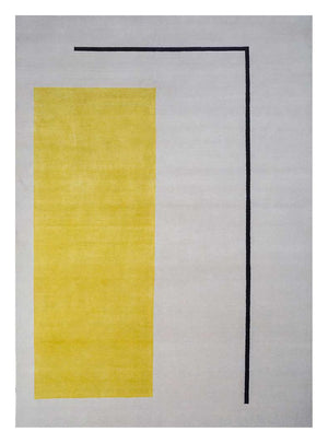 Tapis en laine - 300 x 240 cm - gris foncé