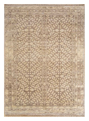 Tapis en laine - 300 x 240 cm - beige foncé