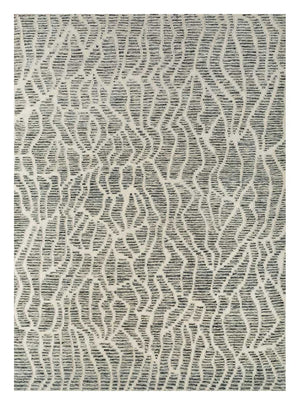 Tapis en laine - 300 x 240 cm - gris