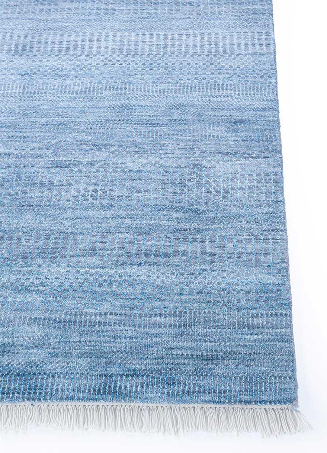 Tapis en laine - 270 x 180 cm - bleu de mer