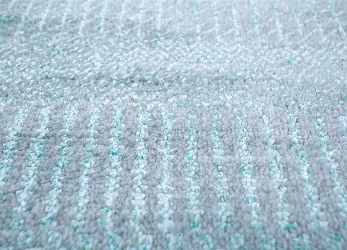 Tapis en laine - 300 x 240 cm - bleu clair