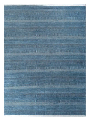 Tapis en laine - 360 x 270 cm - bleu foncé