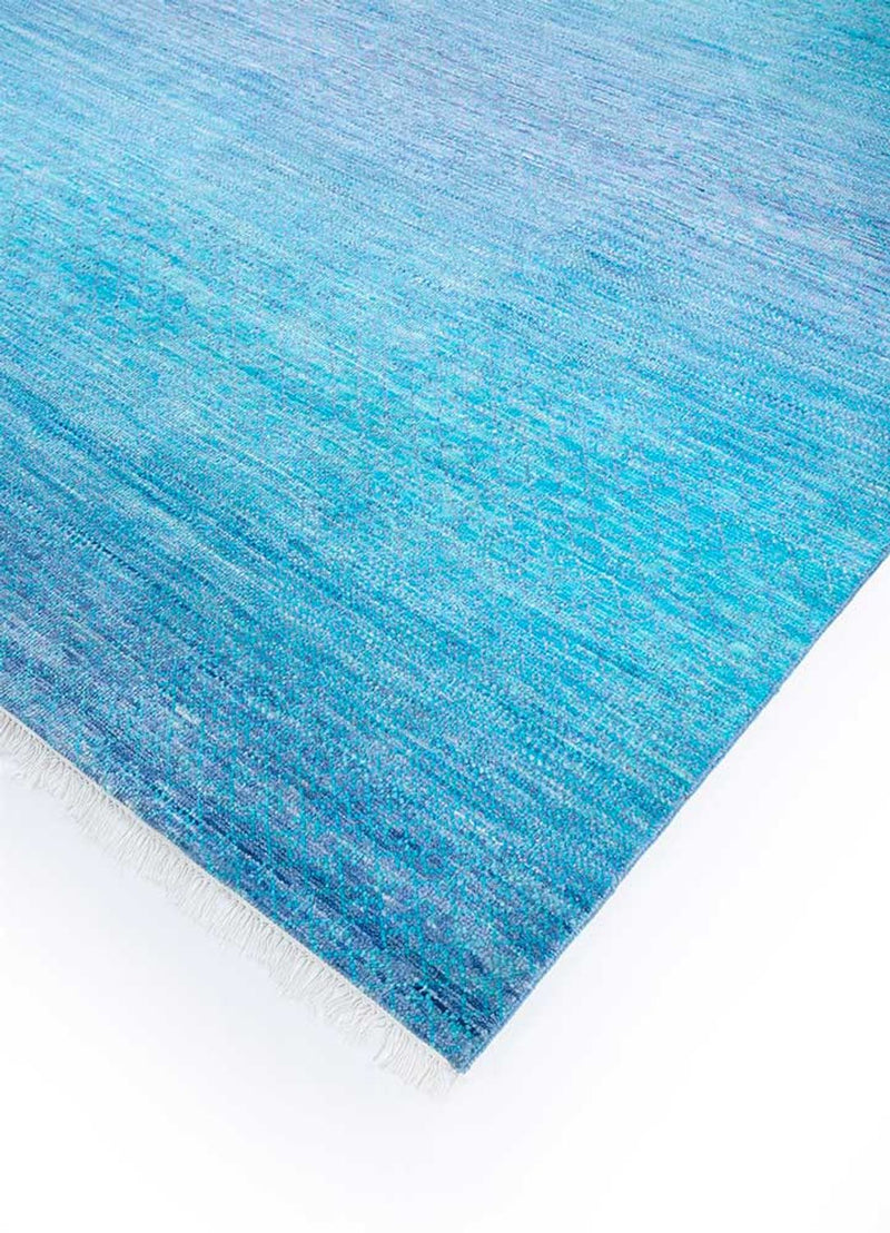 Tapis en laine - 360 x 270 cm - bleu