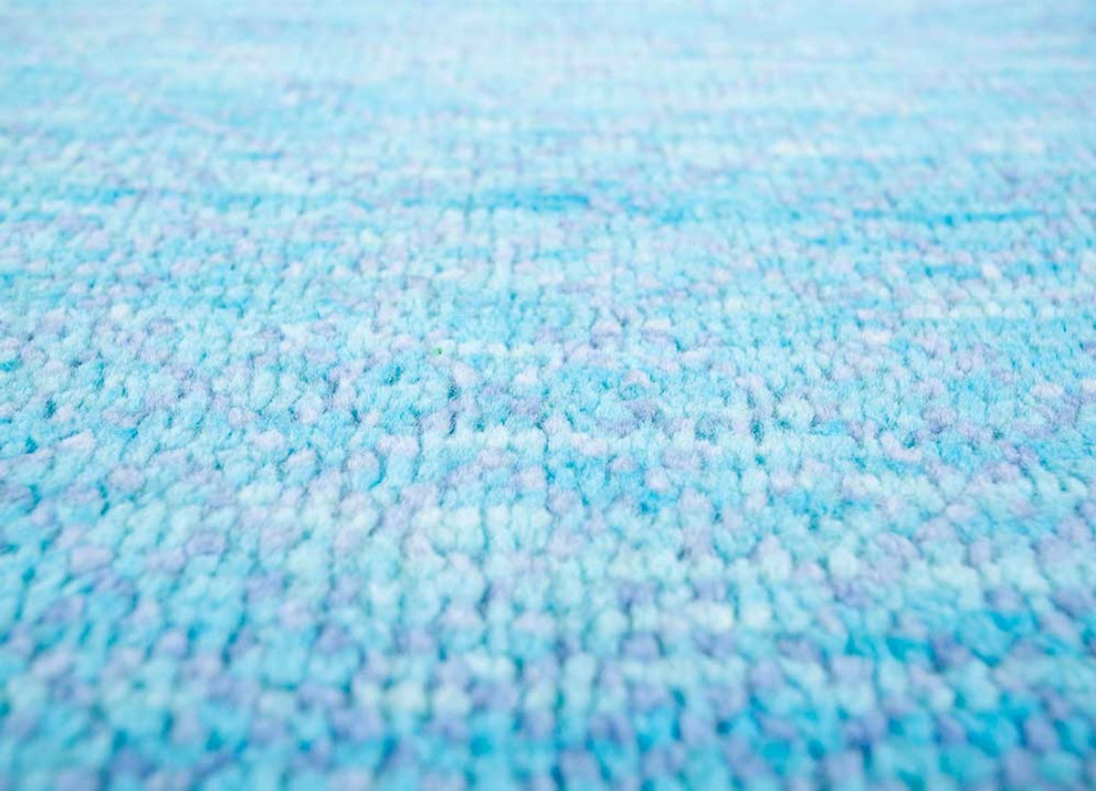 Tapis en laine - 360 x 270 cm - bleu