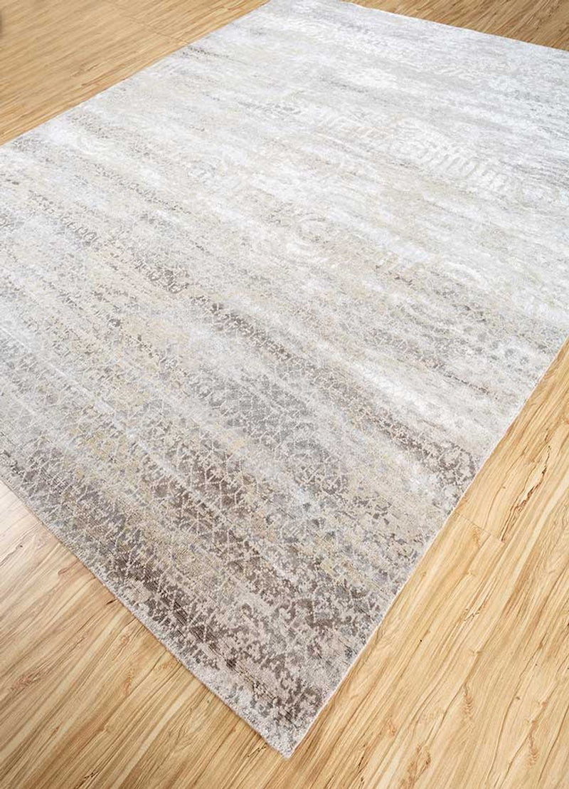 Tapis en laine - 300 x 240 cm - gris