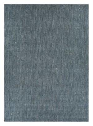 Tapis en laine - 300 x 240 cm - bleu de mer
