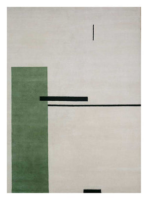 Tapis en laine - 270 x 180 cm - gris clair