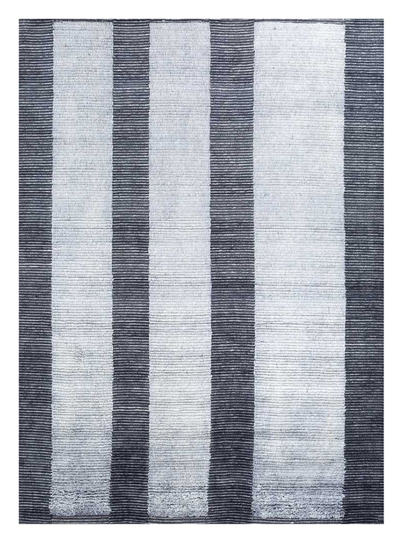 Tapis en laine - 300 x 240 cm - argent