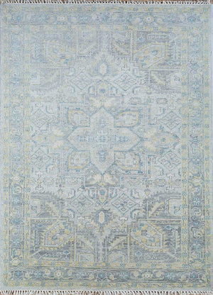 Tapis en laine - 270 x 180 cm - bleu clair