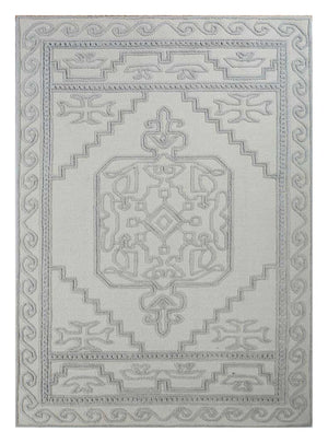 Tapis en laine - 270 x 180 cm - crème