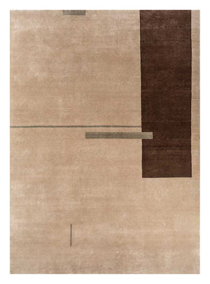 Tapis en laine - 300 x 240 cm - marron clair
