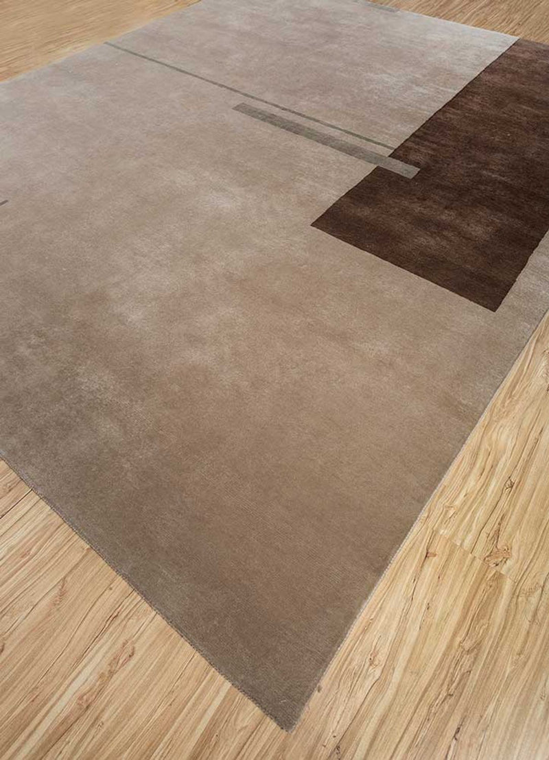 Tapis en laine - 300 x 240 cm - marron clair