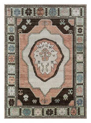 Tapis en laine - 300 x 240 cm - saumon