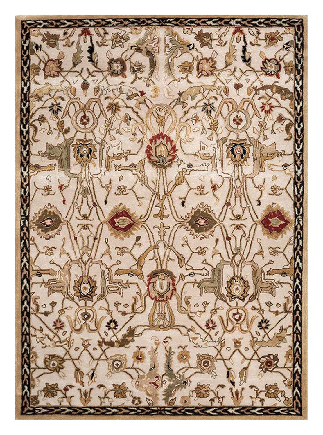 Tapis en laine - 270 x 180 cm - crème