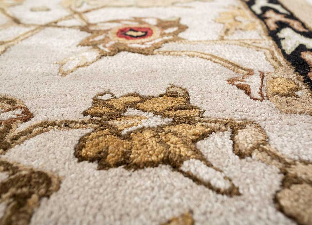 Tapis en laine - 270 x 180 cm - crème