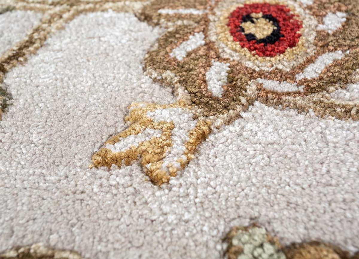 Tapis en laine - 270 x 180 cm - crème