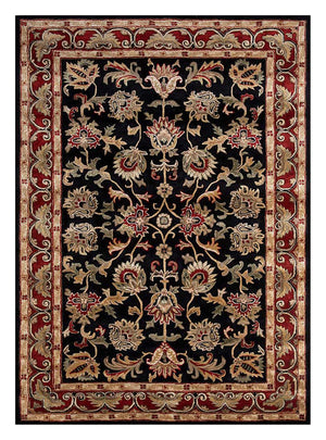 Tapis en laine - 270 x 180 cm - bleu foncé