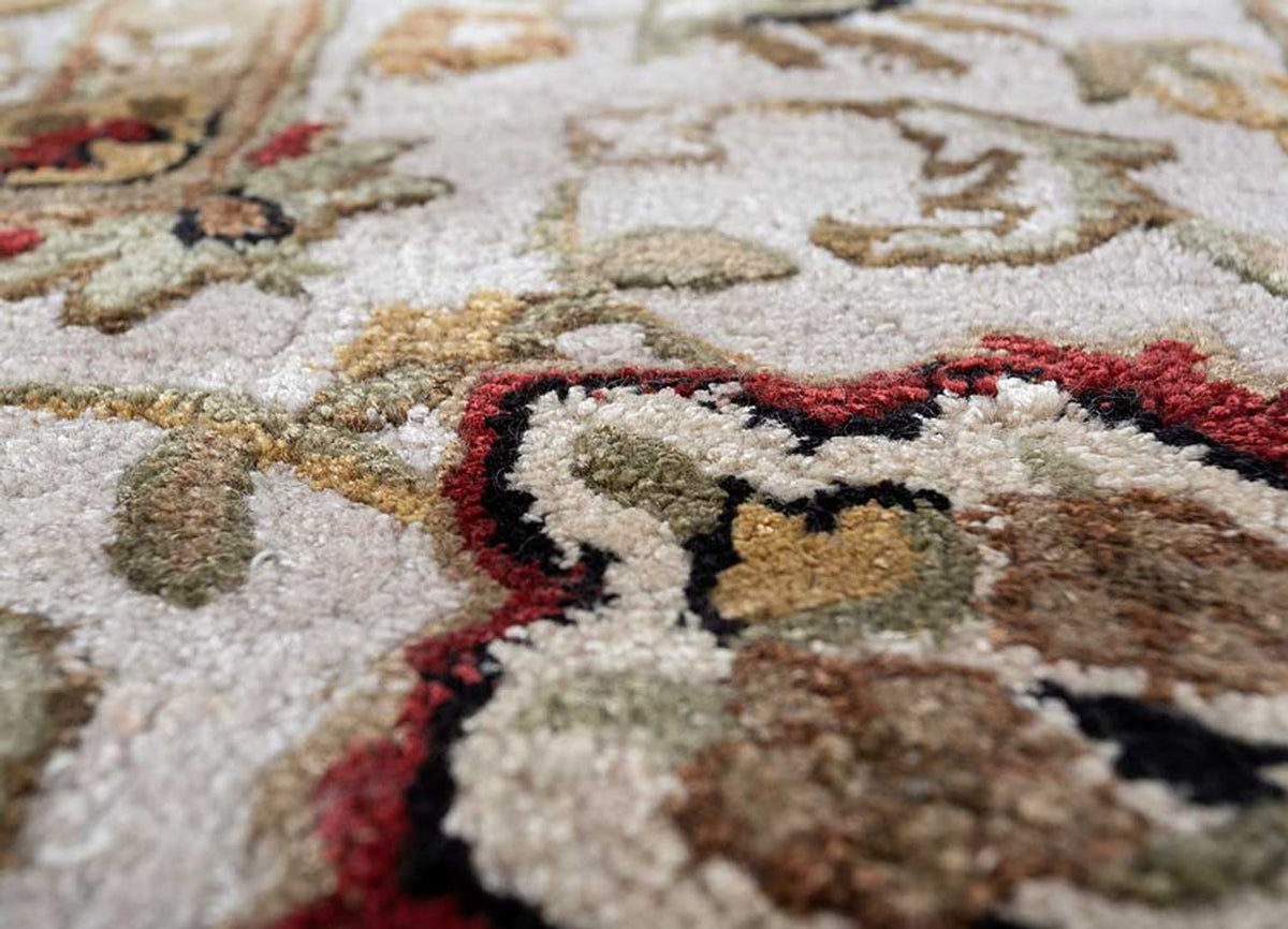 Tapis en laine - 300 x 240 cm - bleu foncé