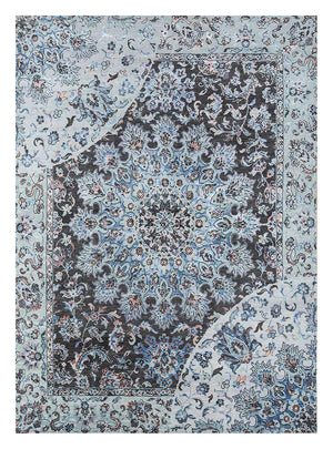 Tapis en laine - 300 x 240 cm - bleu ciel