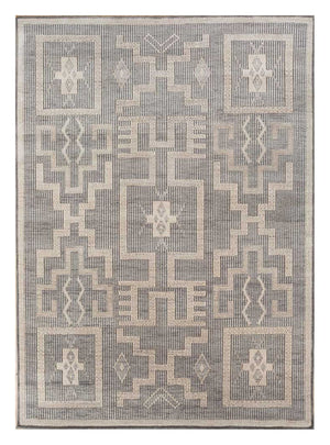 Tapis en laine - 300 x 240 cm - gris clair