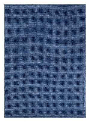 Tapis en laine - 240 x 150 cm - bleu foncé