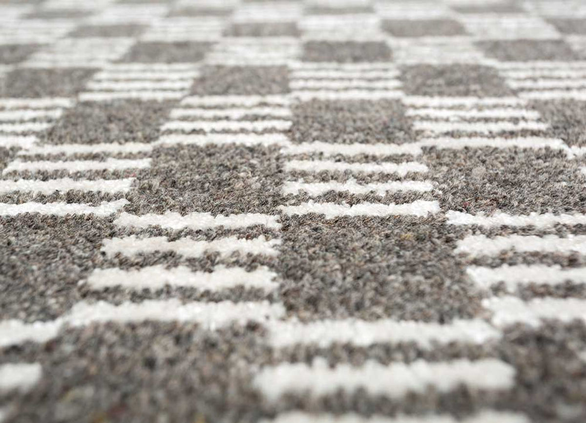 Tapis - 300 x 240 cm - noir et blanc