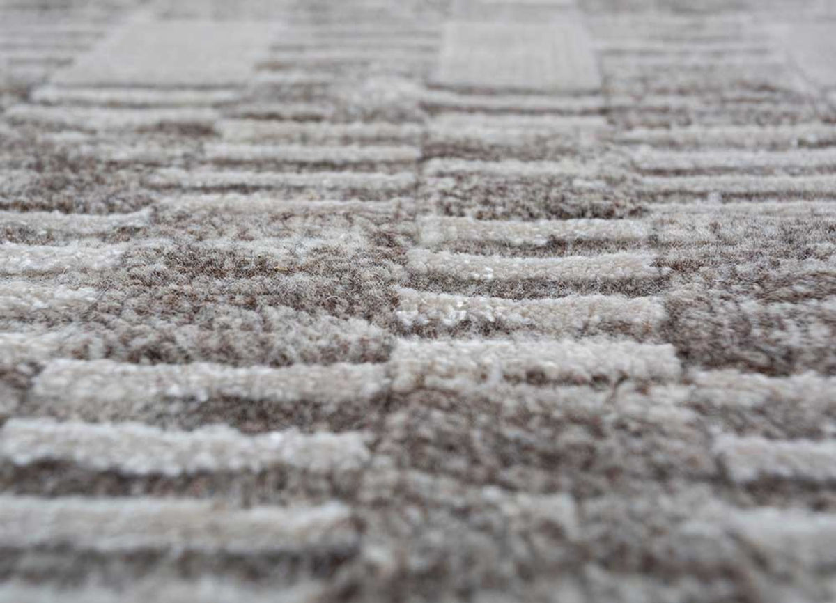 Tapis en laine - 300 x 240 cm - taupe