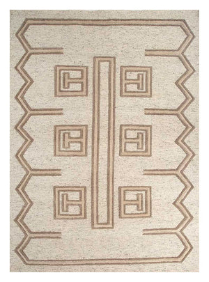 Tapis en laine - 300 x 240 cm - crème