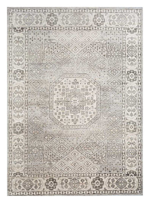 Tapis en laine - 300 x 240 cm - argent