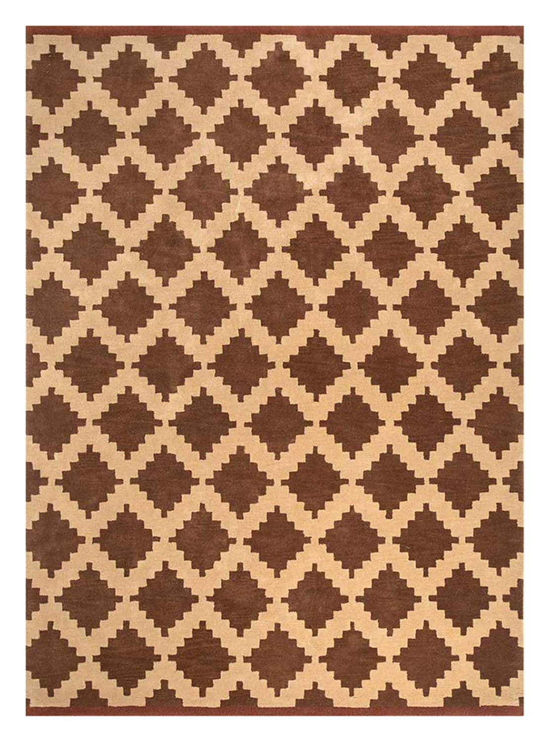 Tapis en laine - 270 x 210 cm - marron
