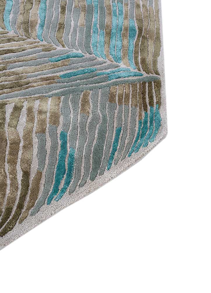 Tapis design originale  - 270 x 180 cm - bleu