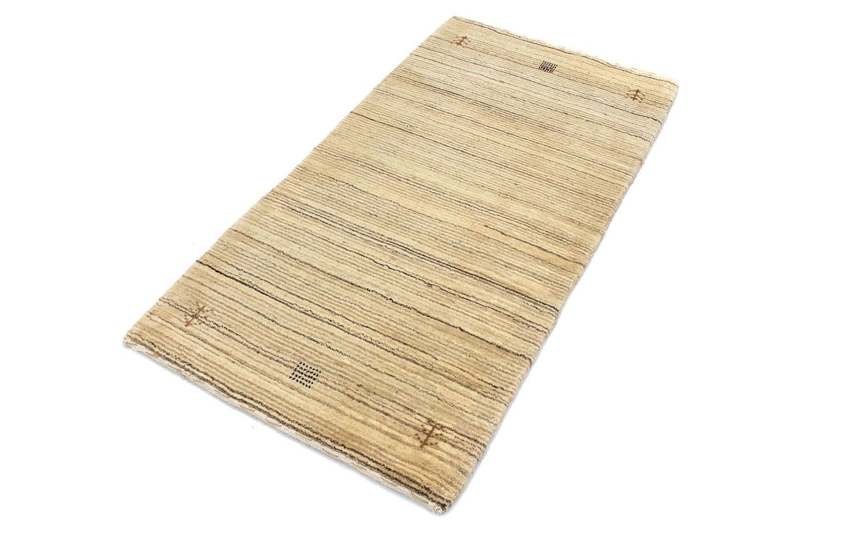 Tapis en laine - 124 x 63 cm - naturel