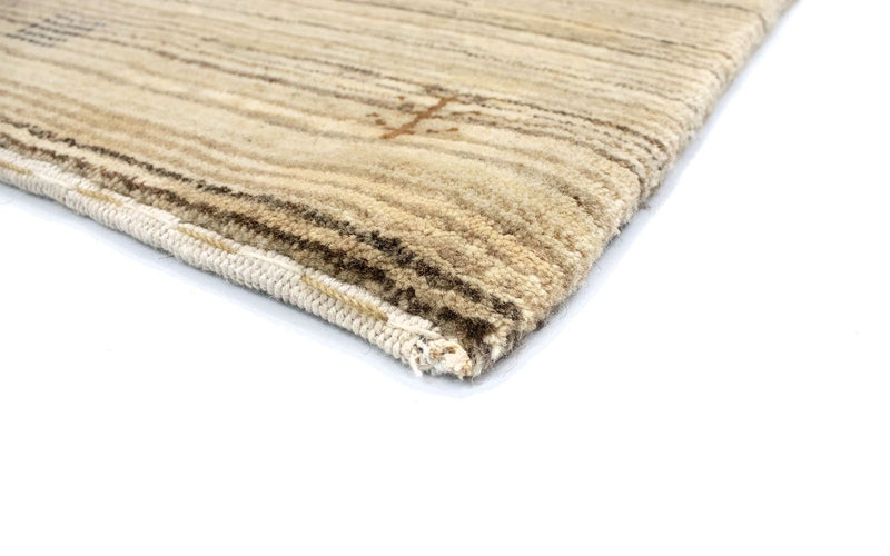 Tapis en laine - 124 x 63 cm - naturel